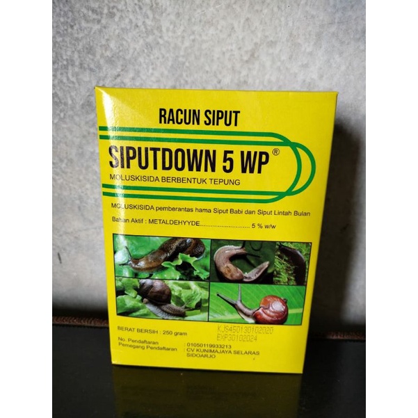 Jual Siputdown Wp Gram Moluskisida Racun Pembasmi Siput Keong Lintah Shopee Indonesia