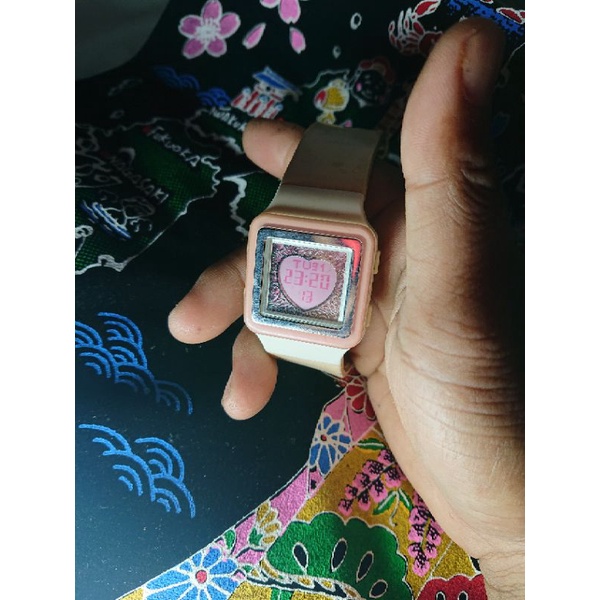jam tangan second casio poptone ldf 21
