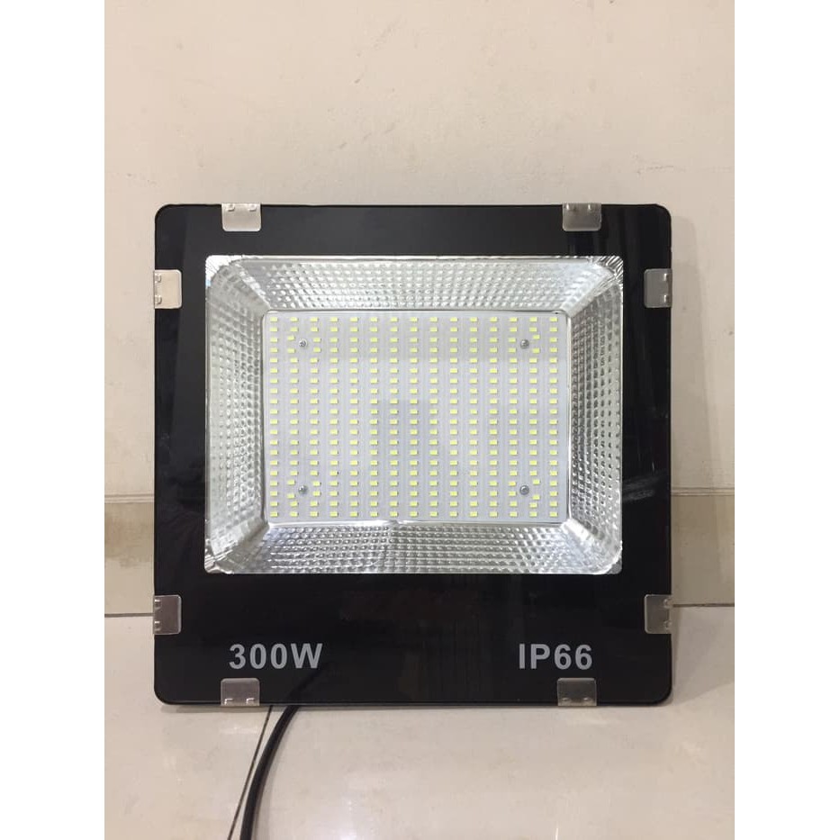 lampu sorot led 300w lampu tembak floodlight lampu taman lapangan jalan dll-putih