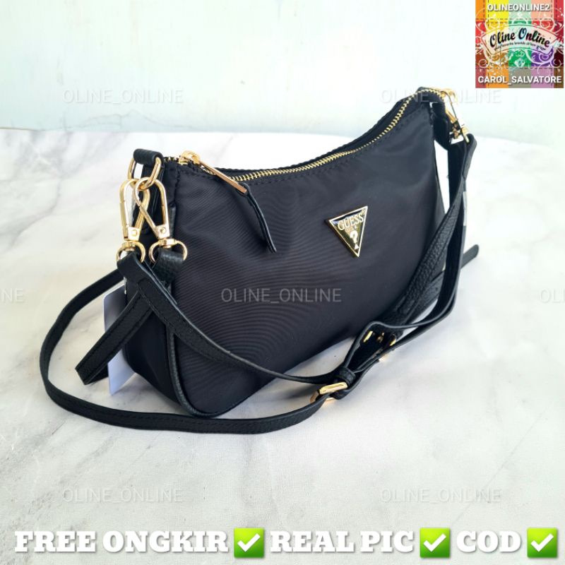 [oline_online] tas ADA TALI PANJANG paris shoulderbag gs two way bag crossbody sling bag nylon Kecil small gb tas pesta