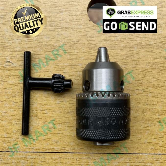 Kepala Bor 10Mm Chuck Untuk Drat Gerinda & Kunci