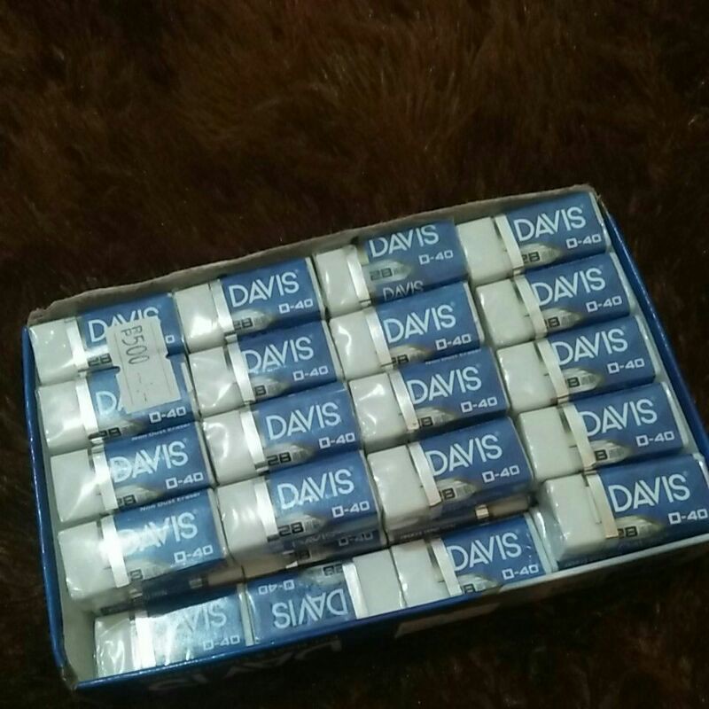 

penghapus davis putih