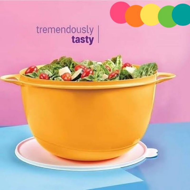 New Tupperware Thats A Bowl 14L Orange Mixing Bowl
