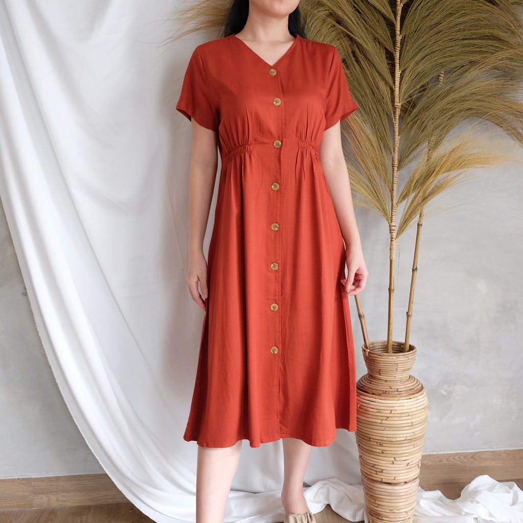 DRESS EDNA/DRESS WANITA/DRESS CASUAL