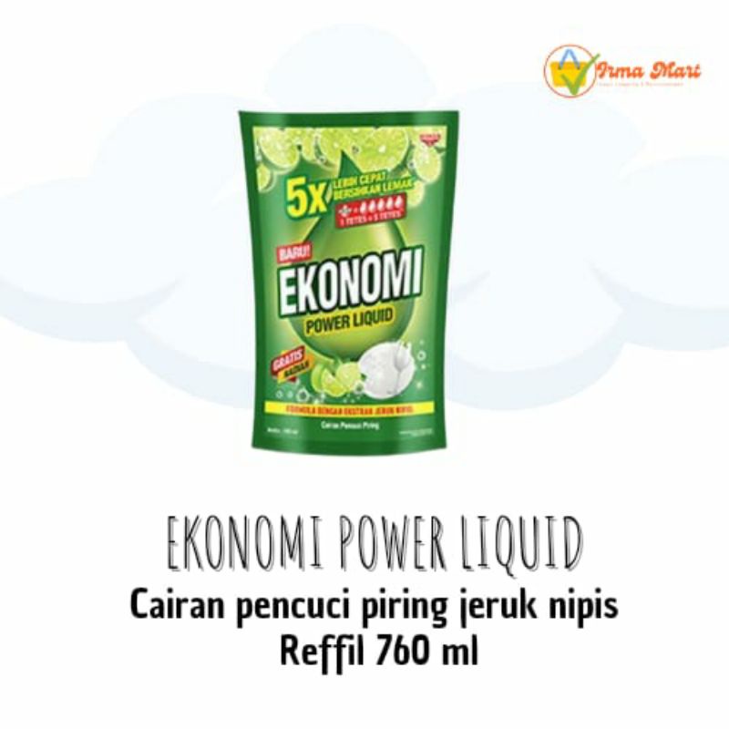 EKONOMI Pencuci Piring Liquid 760ml