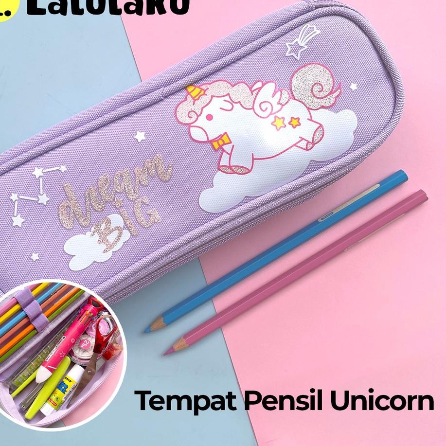

ヹ Tempat Pensil JS6523 Unicorn Kotak Pensil Lucu Karakter Anak Perempuan BEST PRICE 3791 ❖