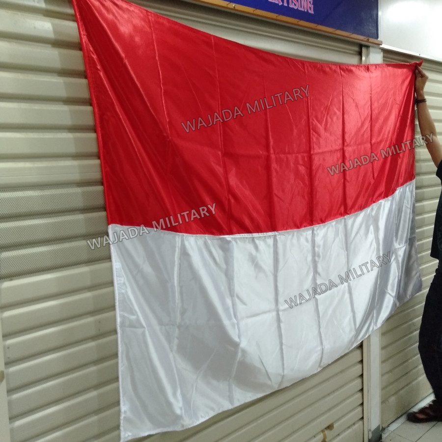 Bendera Merah Putih Bendera Upacara Saten Premium Lapangan 2meterx3meter