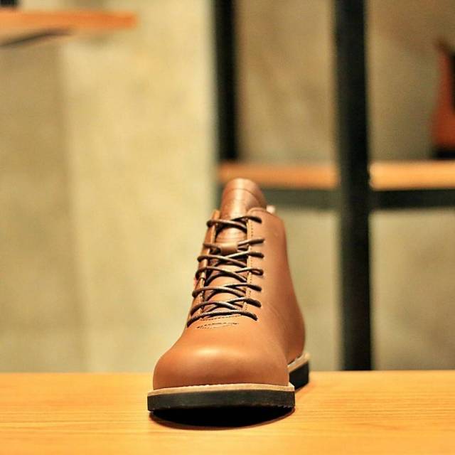 HOUBIS BROWN SERIES - BRADLEY'SFOOTWEARORIGINAL - Sepatu Boots Klasik Pria Vintage Full Up Leather