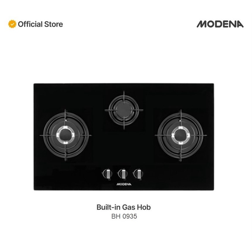 Kompor Gas Tanam Modena BH 0935 / Built In Gas HOB Modena BH0935