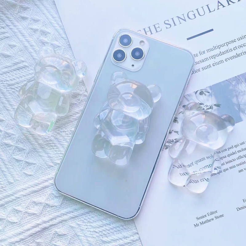 Cloud Bear Popsocket Phone Holder Pegangan HP Lucu