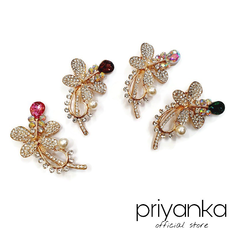 Bros Dada Berlian Permata Import Mewah - Aksesoris Hijab Jilbab - PriyankaAcc