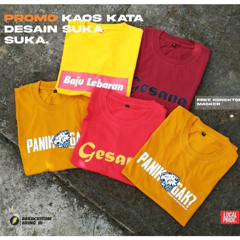 BIKIN DAN SABLON KAOS SUKASUKA BEST SELLER