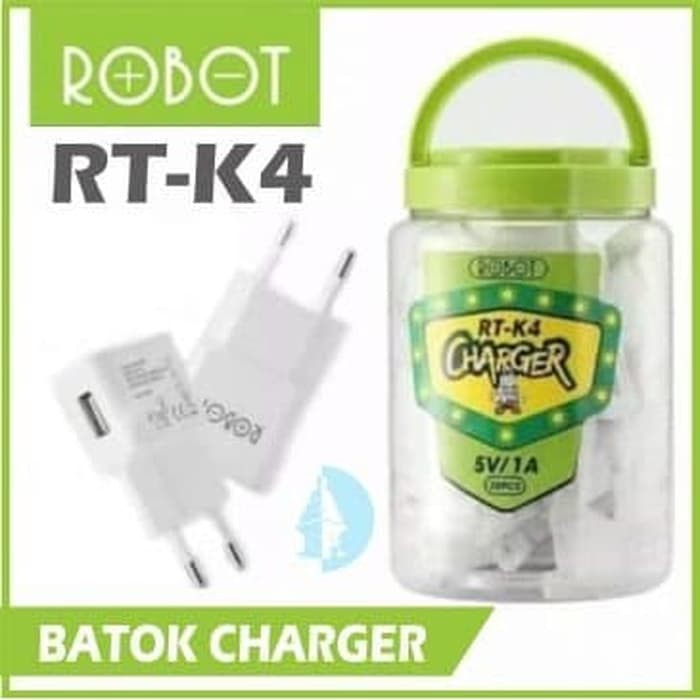 Robot Travel Adapter Charger RT-K4 1A