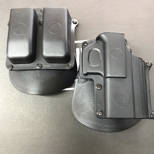 FOBUS Holster HS 9mm With Double Stack Magazine Sarung HS 9mm
