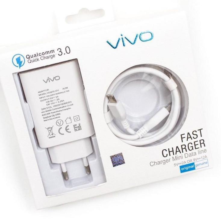 ☆ Charger Vivo Z1 Pro Micro 1usb Qualcomm Casan Vivo Z1Pro Fast Charging Travel Charger Vivo Micro ♖