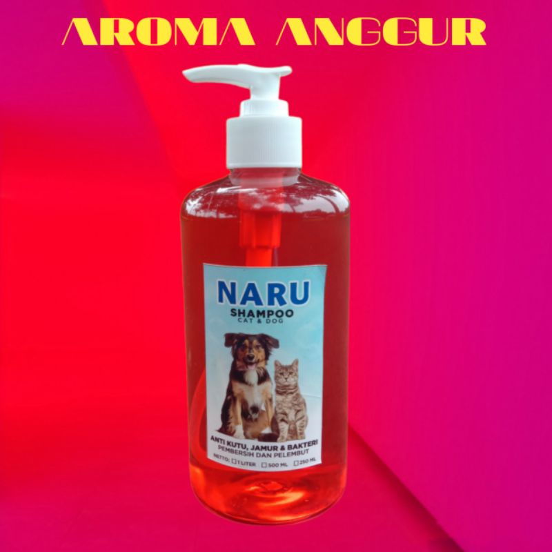 SHAMPO KUCING/ANJING ANTI KUTU,JAMUR &amp; BAKTERI NETTO: 500 ml