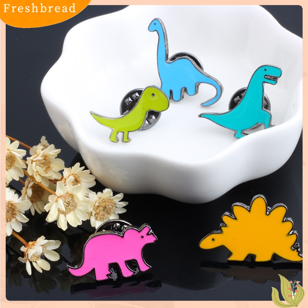 [ TERLARIS]Unisex Cute Cartoon Dinosaur Animal Brooch Pin Badge Jewelry Clothes Decoration