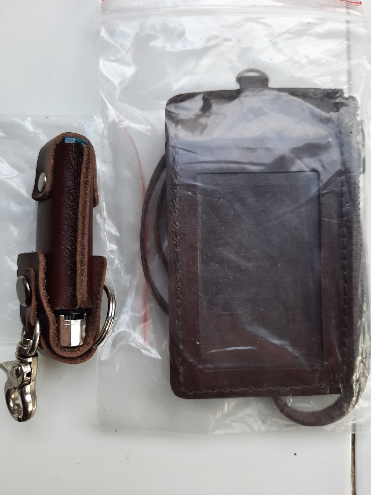 Sarung Dompet Korek Gas Kulit Asli Lighter Case Gantungan Phkc972