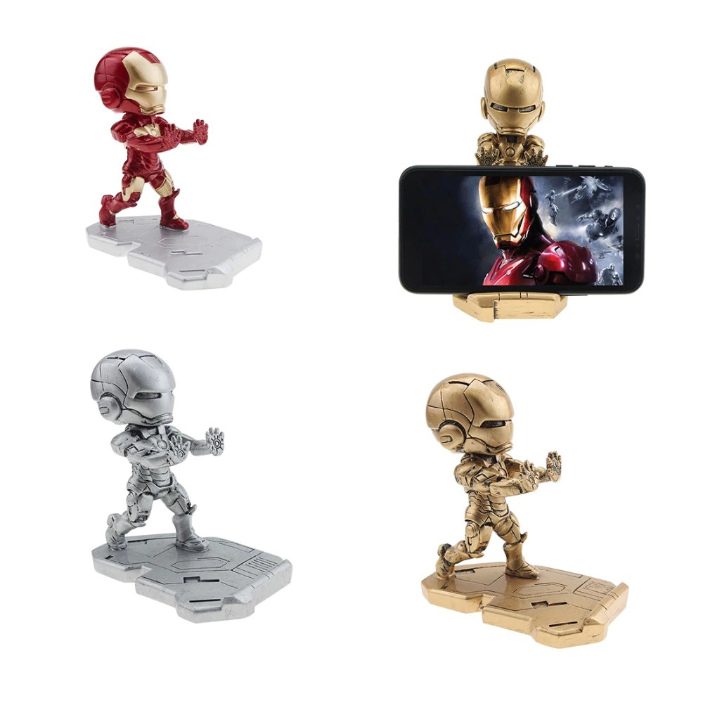 Avengers 4 Stand Holder Handphone Desain Iron Man Kartun Avengers 4 Stand Holder Handphone Desain Iron Man Kartun