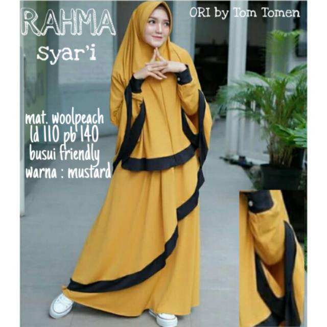 Gamis Rahma Syar'i Khusus BUSUI