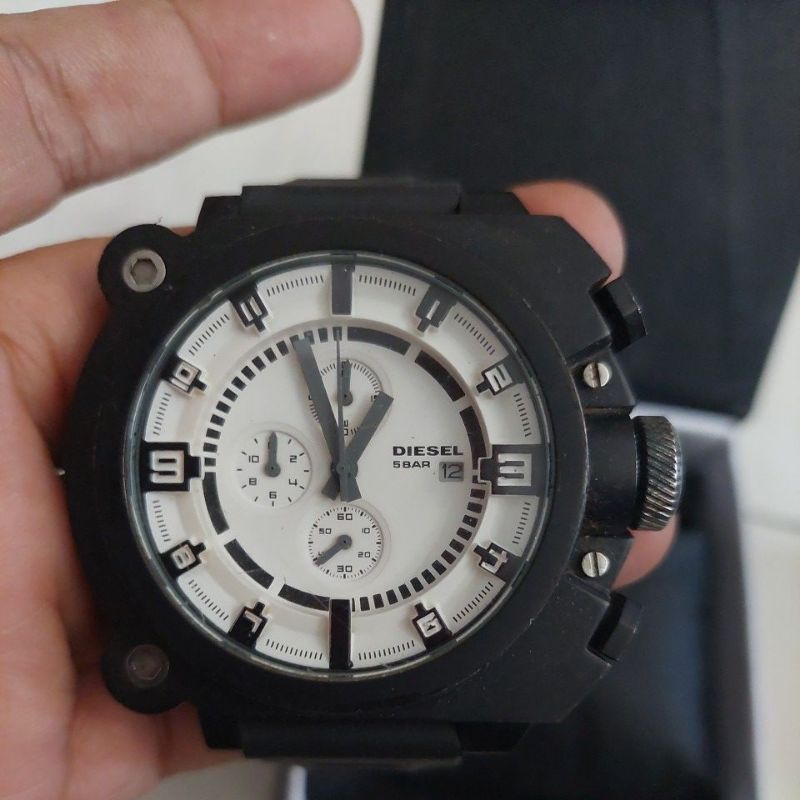 jam tangan Diesel chrono big size preloved second bekas