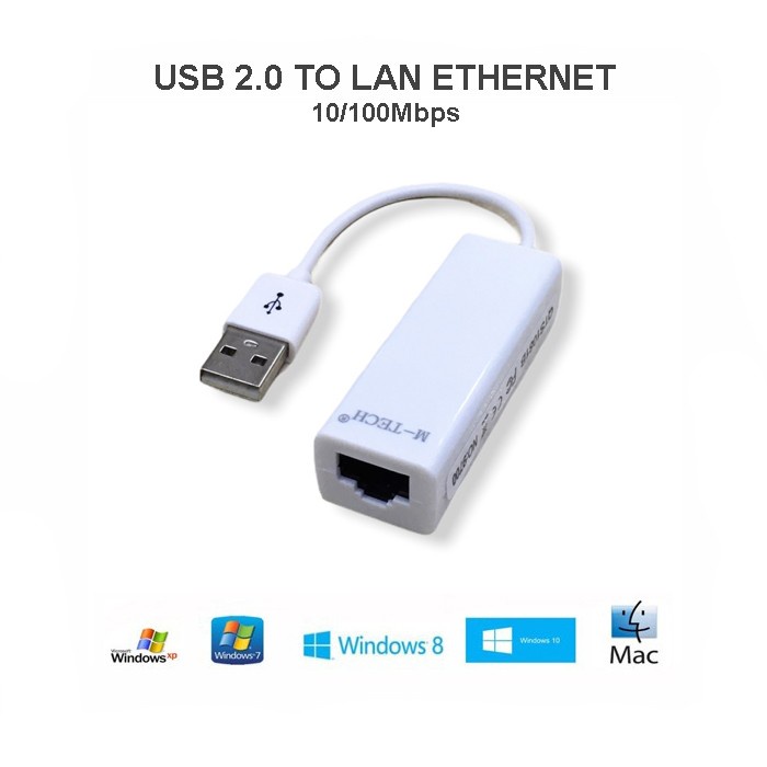 USB to LAN 10/100Mbps Cable 2.0