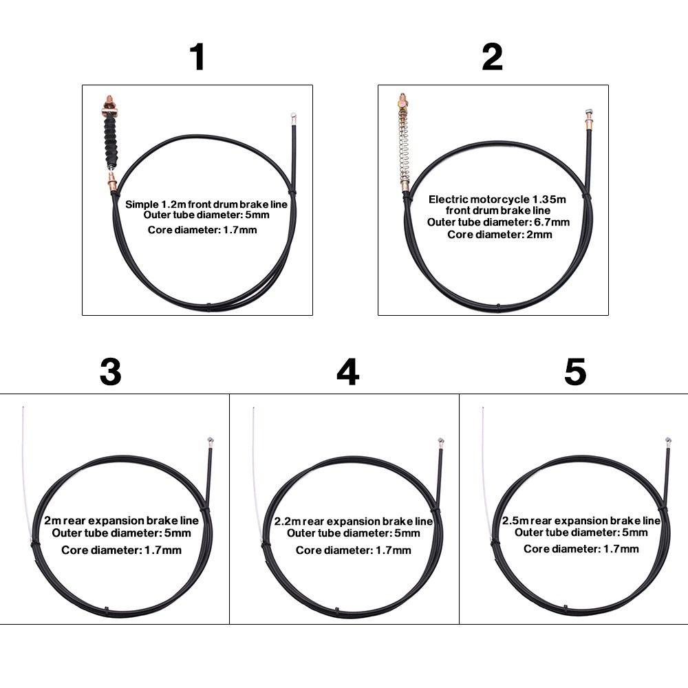 R-FLOWER Scooter Rear Line Kawat Tarik Outdoor Garis Depan Belakang Front Brake Lines
