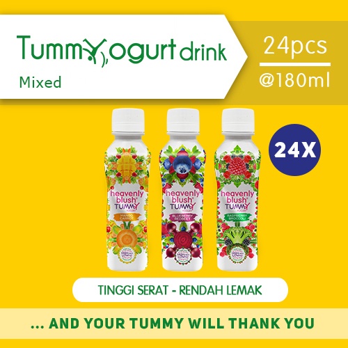 

Yogurt Heavenly Blush Tummy Drink All Variant [24 x 180 ml]