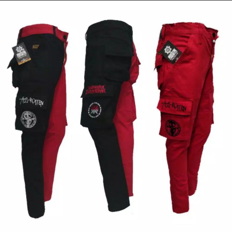 CELANA ALPIN ALFIN ALPINA HITAM MERAH BIRU LORENG DORENG ARMY, CELANA CARGO GUNUNG PDL GEMBOL KEMPOL