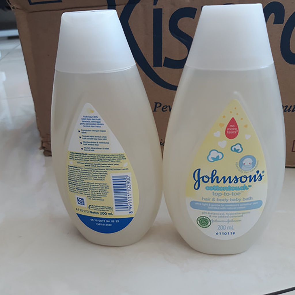 COD Johnsons Hair &amp; Body Baby Bath Cottontouch Top To Toe - Sabun Bayi - Lotion Bayi - Johnson Cotto