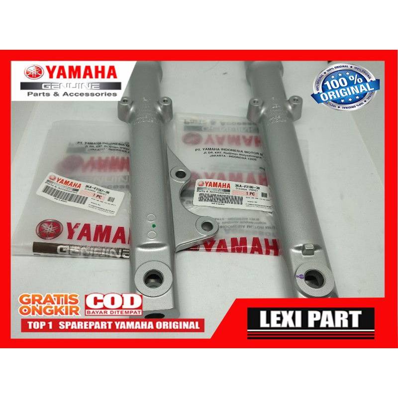 TABUNG SHOCK RX KING NEW SILVER SET TABUNG SHOCK DEPAN RX KING NEW ORI