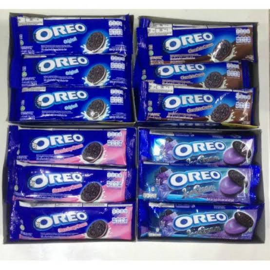 

Oreo biskuit Vanila/ Coklat isi 4pcs