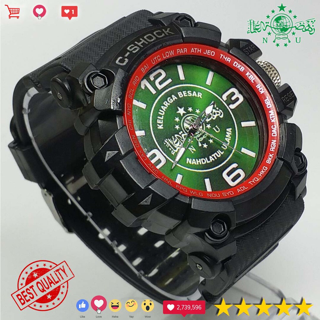 (SPECIAL EDITION) JAM TANGAN NAHDLATUL ULAMA {LIST MERAH}