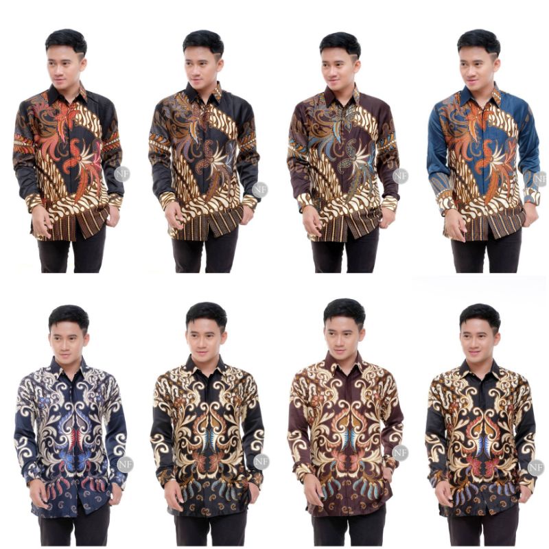 KEMEJA BATIK SEMISUTRA KEMEJA BATIK SEMI SUTERA FULL FURING PREMIUM