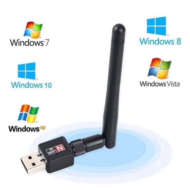 Wifi Receiver Universal Penangkap Sinyal Wifi Komputer PC Dongle USB C
