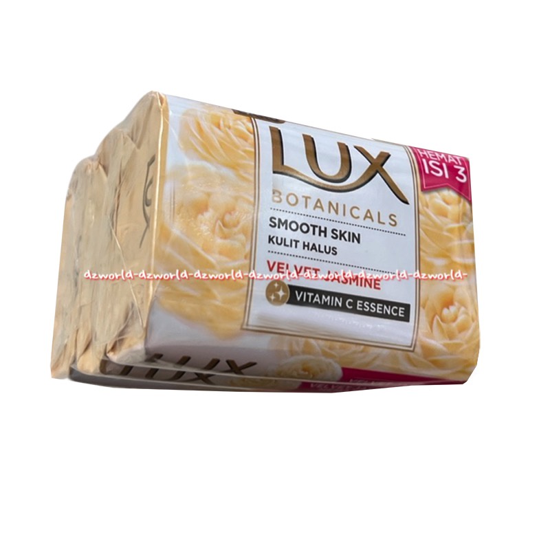 Lux Botanicals Smooth Skin Velvet 3pcs Sabun Batang Lux Velvet Jasmine Putih Kemasan Ekonomis Sabun Batanang Bar Soap Bars Soap Luxs Lux's