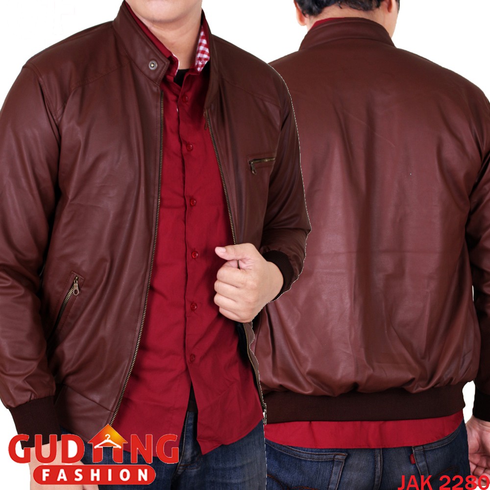 Jaket Oscar Kulit Pria Terbaru JAK 2280