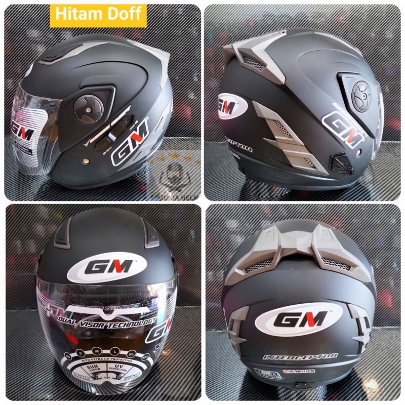 helm Gm Interceptor double visor