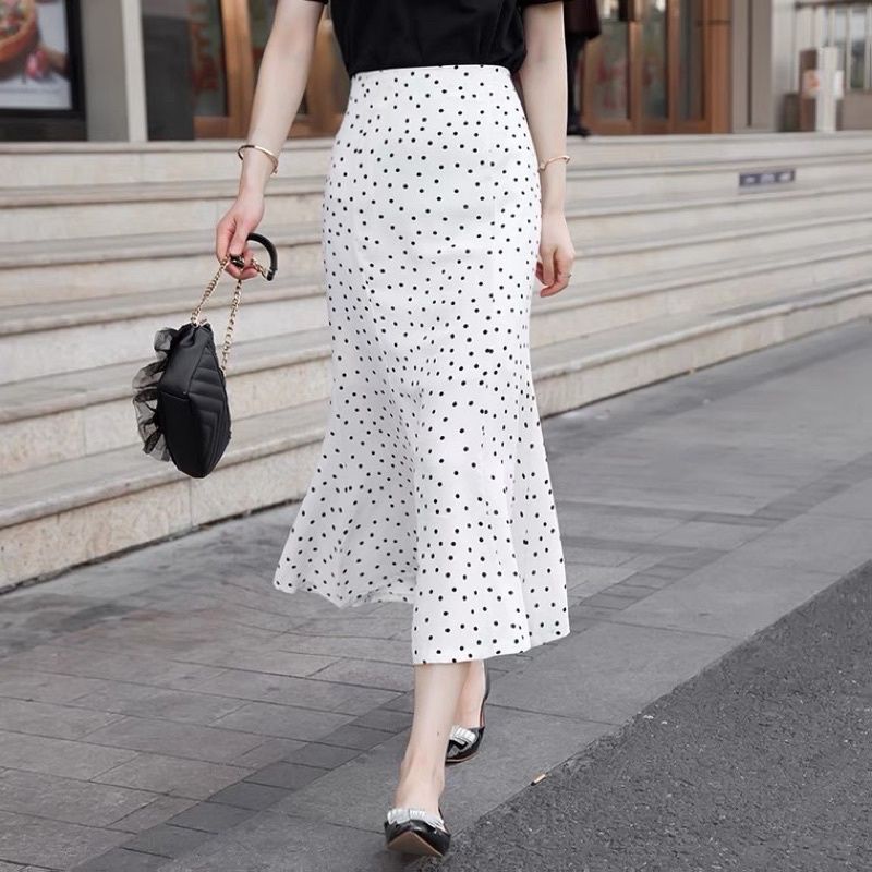 Cod Rok duyung / rok mermaid / rok Polkadot mermaid / rok Korea