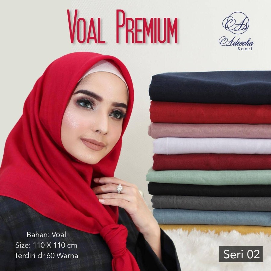 JILBAB SEGIEMPAT BASIC VOAL PREMIUM by ADEEVHA