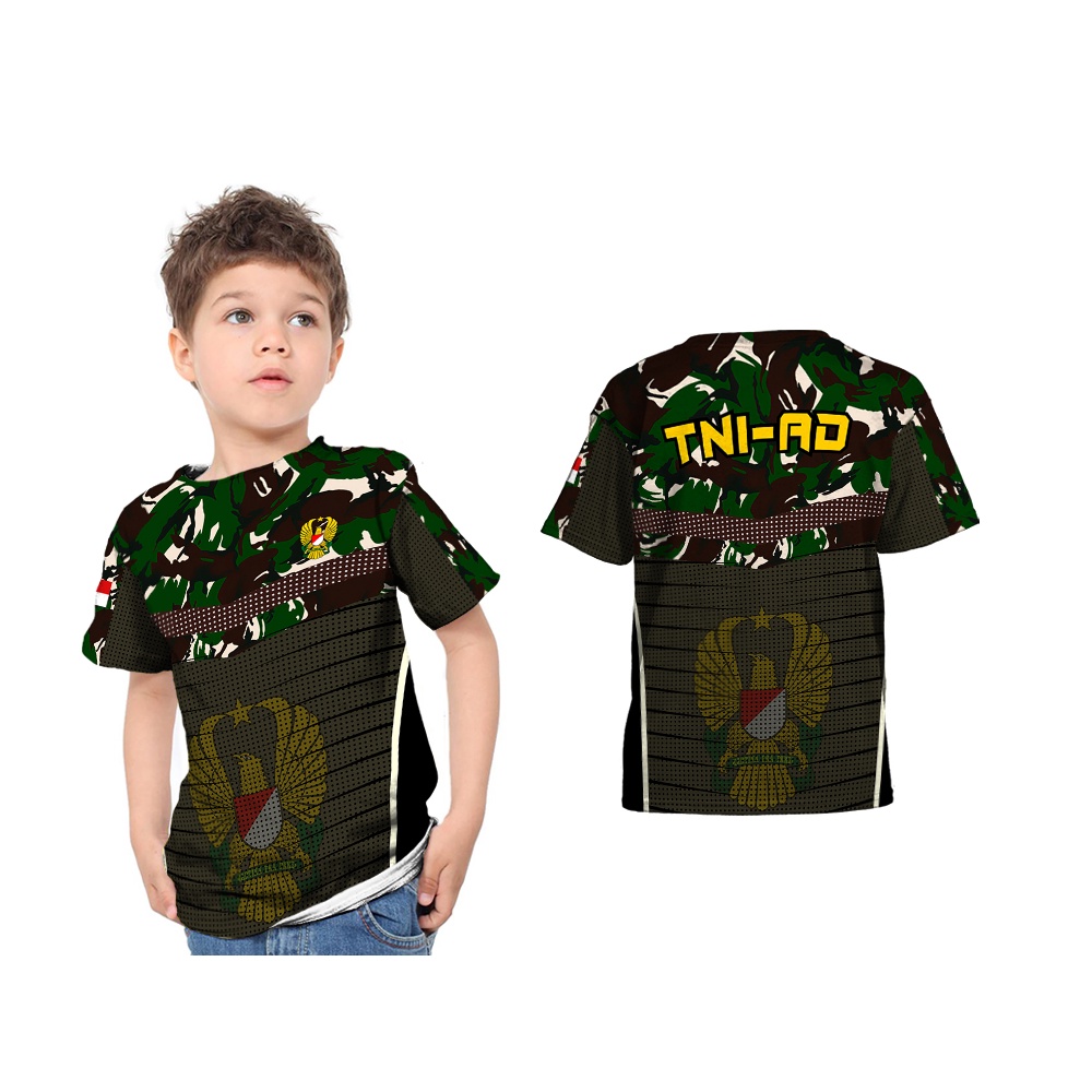 KaosArmy - Kaos TNI Anak | Kaos Loreng TNI | Kaos TNI Lengan Pendek