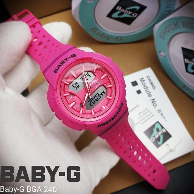 TERBARU JAM TANGAN WANITA CASIO BABY-G / ARLOJI WANITA TYPE : BA240 ORIGINAL TERLARIS