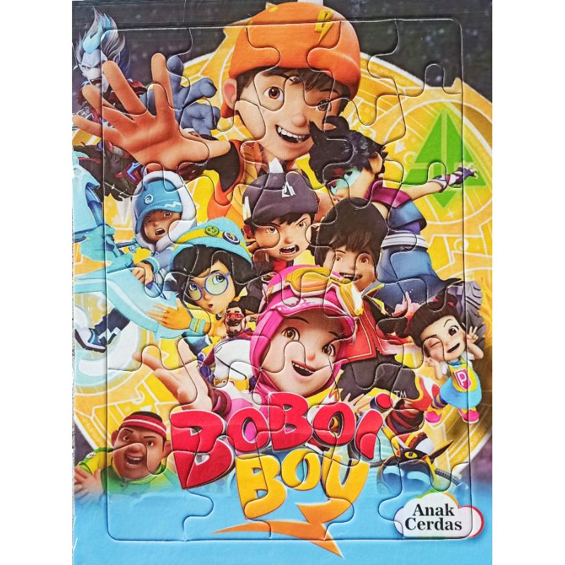 8 Gambar Beda Puzzle Boboiboy Galaxy FUSION 7 Elemental Level 2 &amp; Sticker Boboiboy Beliung