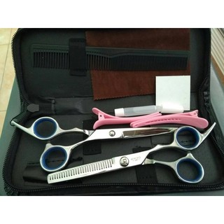  Peralatan  Set Gunting Rambut  Salon  Profesional Alat Cukur 