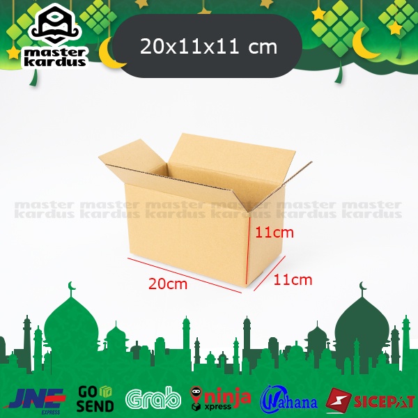

Kardus Box Packing Ukuran 20x11x11 cm Polos