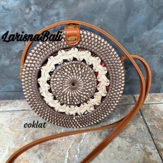 Jual Tas Rotan Ate / Tas Rotan Gendis Ulir Harga Grosir Free Bubble