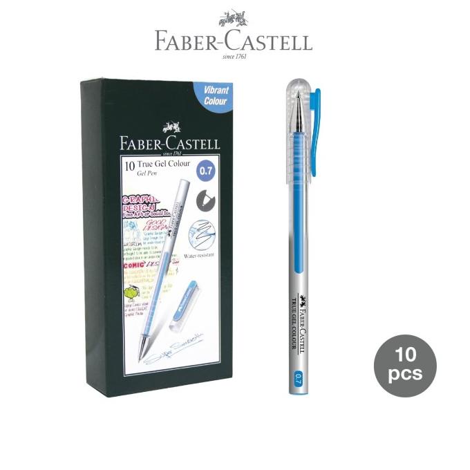 

Faber-Castell True Gel Pen -- Light Blue Ink 0.7 mm