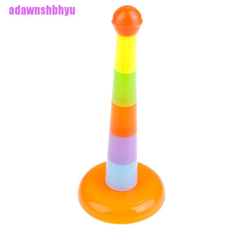 (adawnshbhyu) Mainan Ring Toss Bahan Plastik Untuk Taman / Outdoor