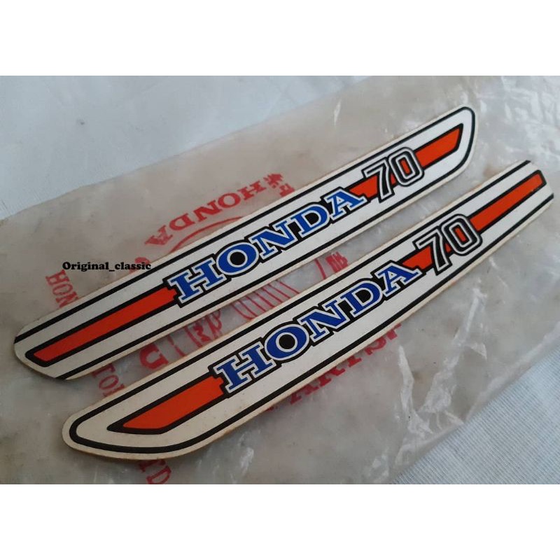 striping c70 original stiker c70 original stiker honda c70 original nos