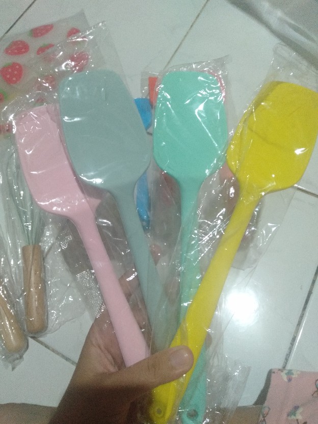 Sesebi Spatula Sendok Silikon Silicone 28cm Murah